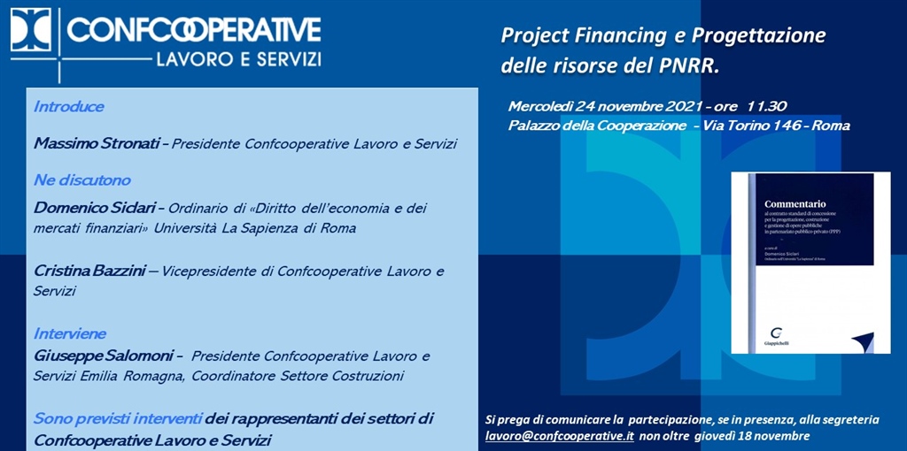Project Financing e Progettazione delle risorse del PNRR